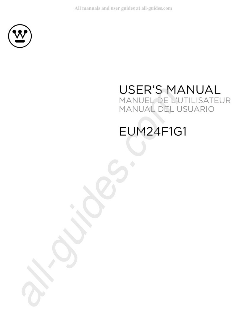 Westinghouse EUM24F1G1 User manual