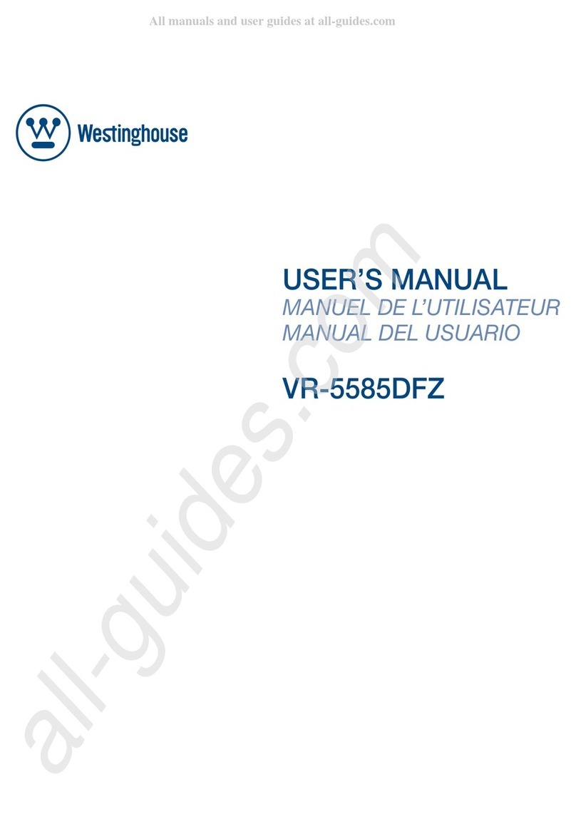 Westinghouse VR-5585DFZ user manual