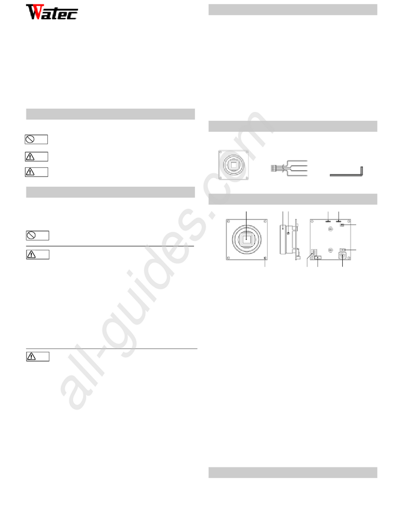 Watec W-01CDB3 User manual