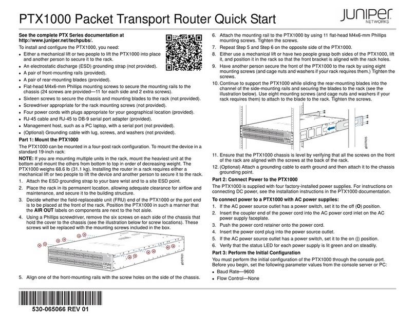 Juniper PTX Series User manual