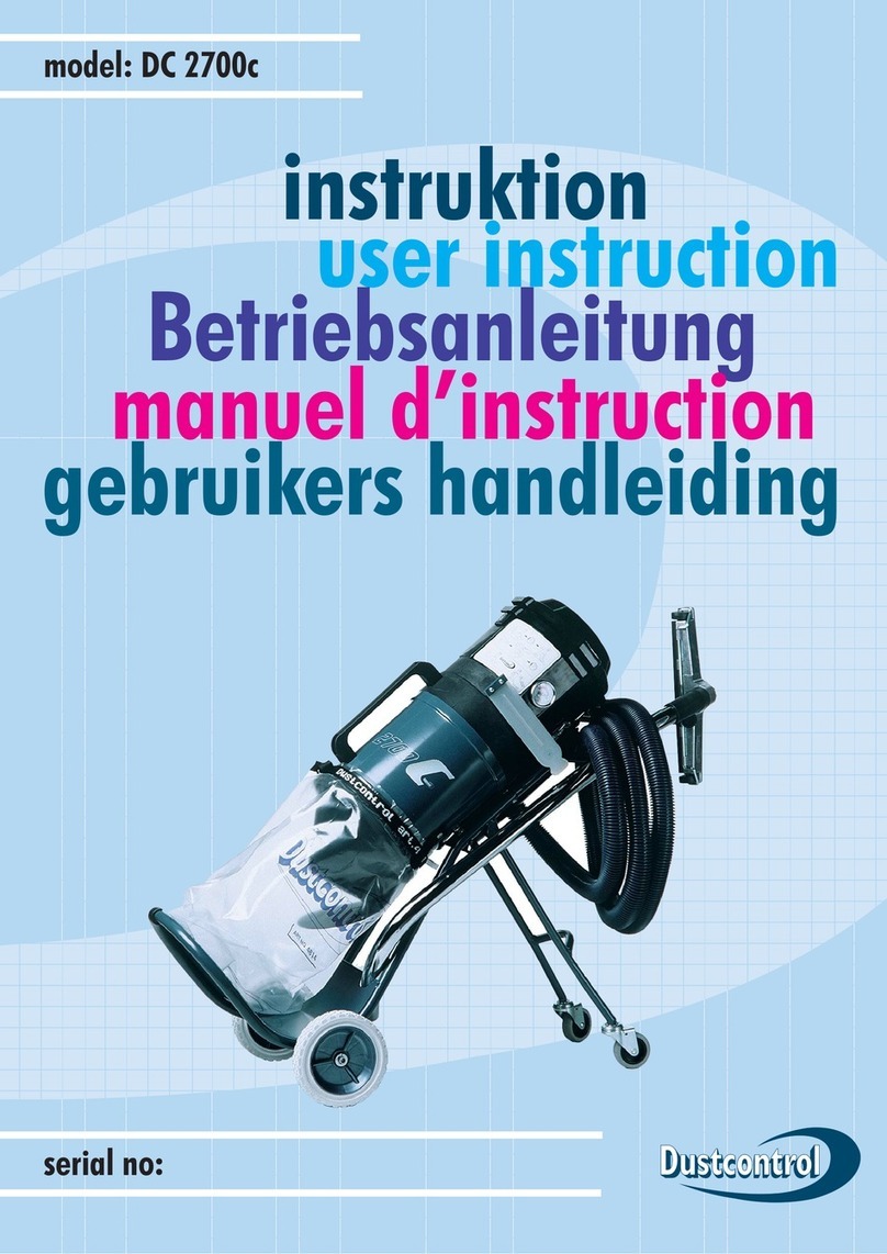 Dustcontrol DC 2700c Installation instructions