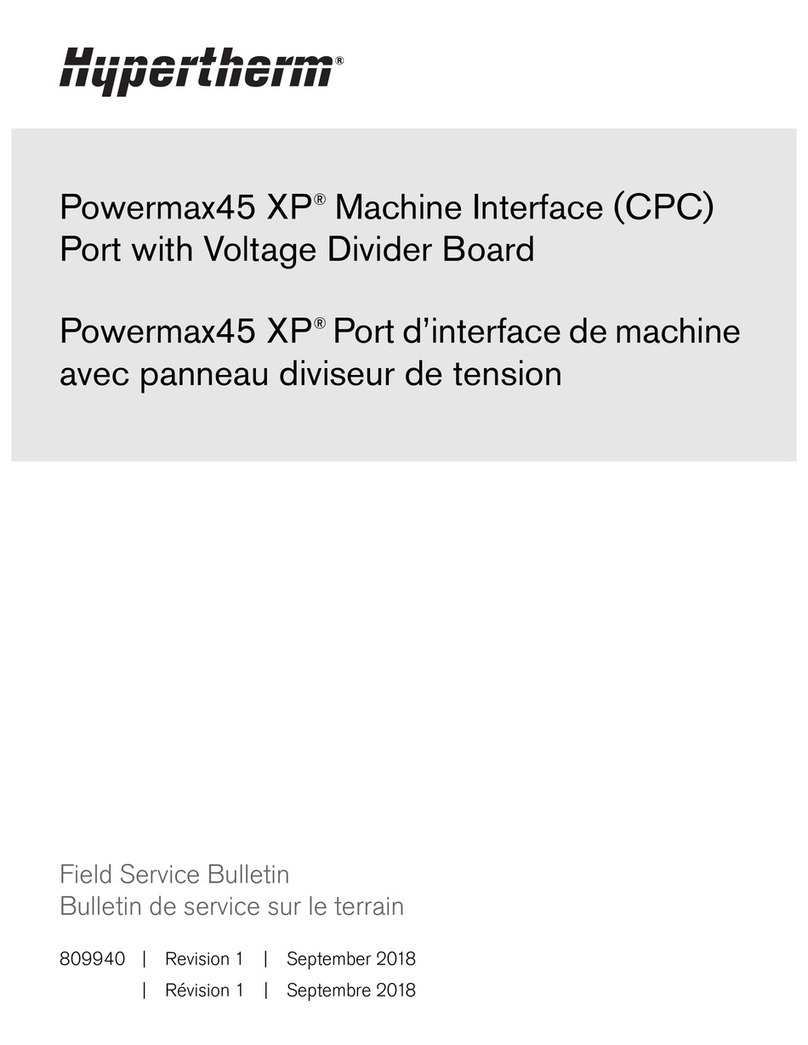 Hypertherm Powermax45 XP Field Service Bulletin