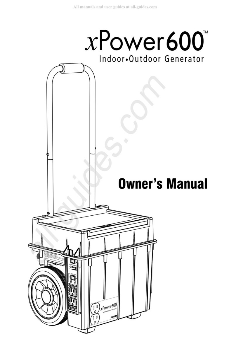 Xantrex XPower 600 User manual