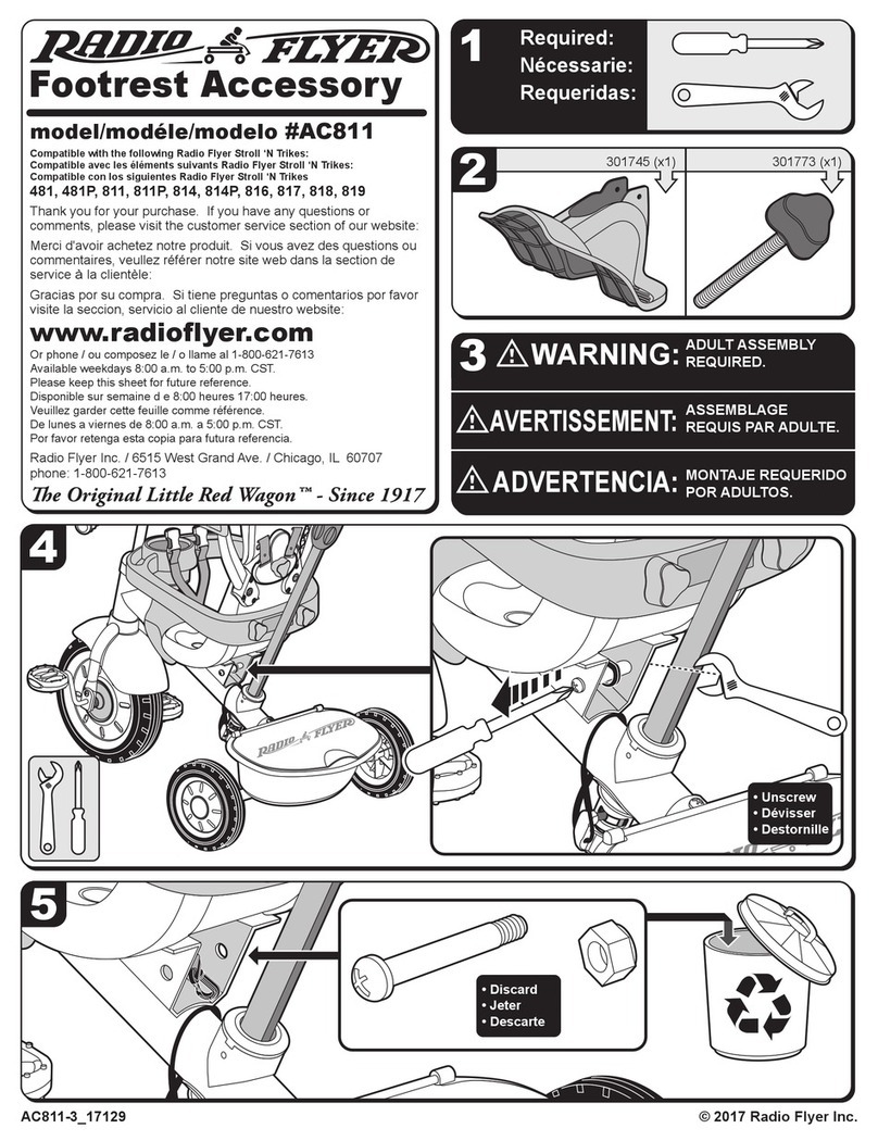 Radio Flyer AC811 manual