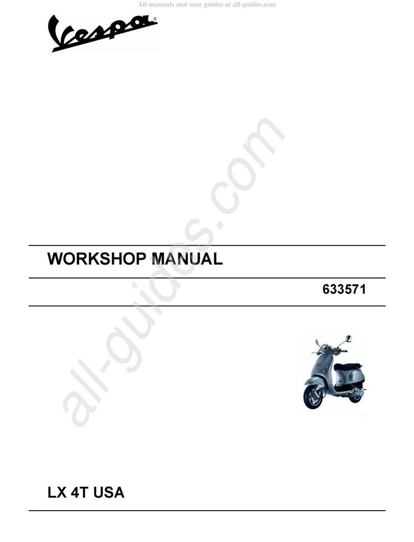VESPA LX 4T USA Instruction manual VESPA LX 4T USA Instruction manual