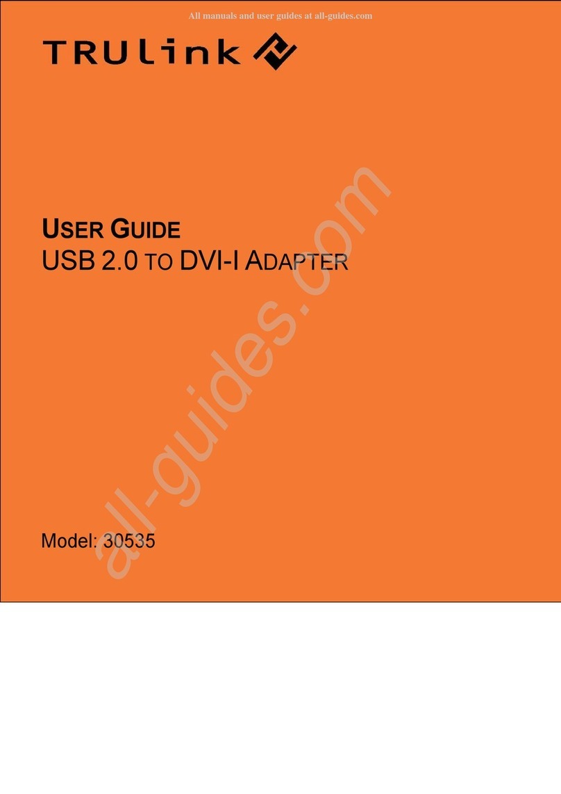 TRUlink 30535 User manual