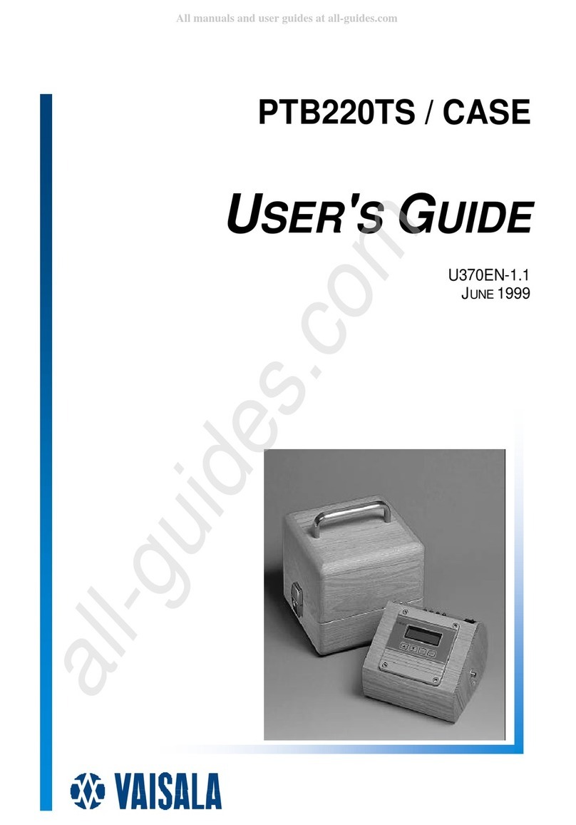Vaisala PTB220Case user guide