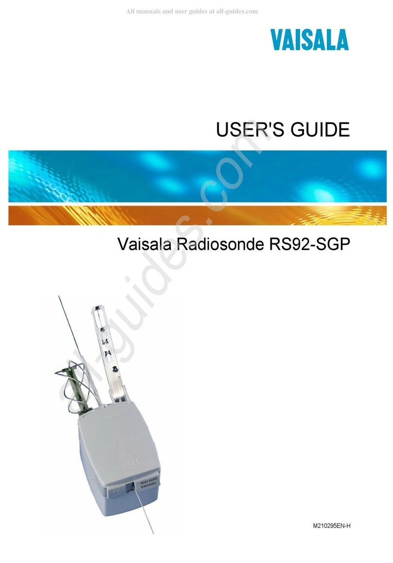 Vaisala Radiosonde RS92-SGP user guide