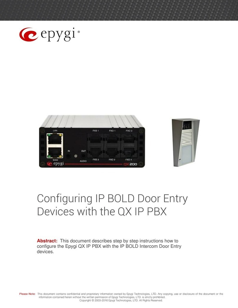 Epygi IP BOLD Configuring guide