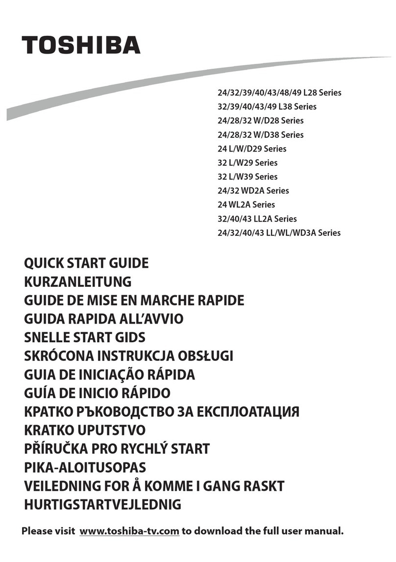 Toshiba 32 L28 Series User manual