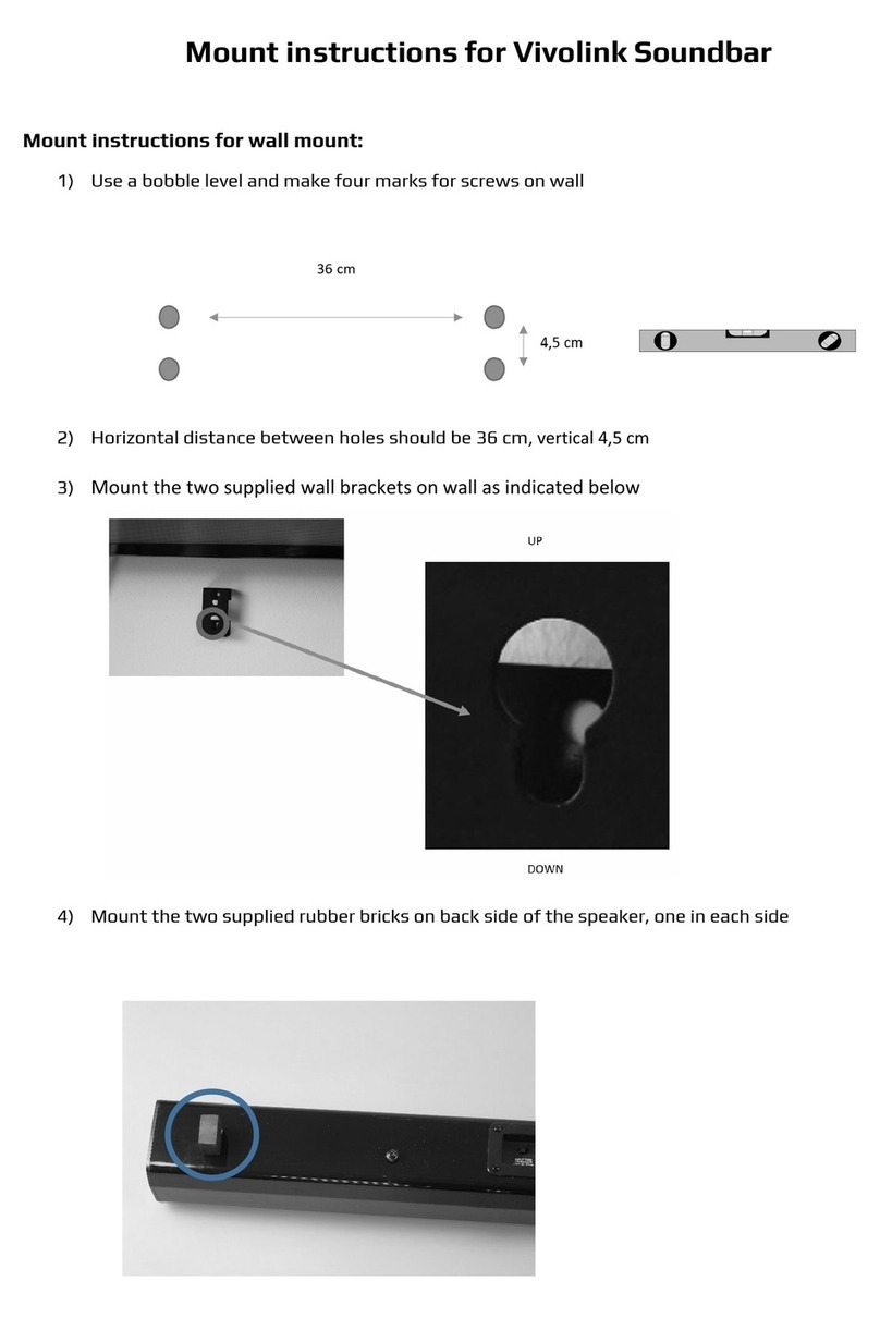 Vivo Link VLSPSB100 Installation instructions