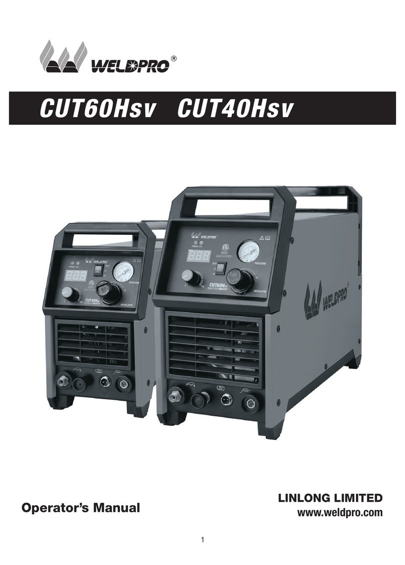WELDPRO CUT60Hsv Operator's manual WELDPRO CUT60Hsv Operator's manual