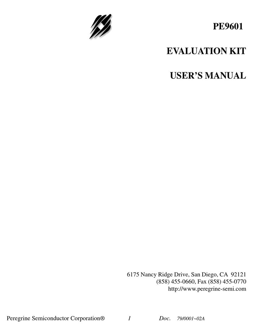 Peregrine Semiconductor Corporation PE9601 user manual