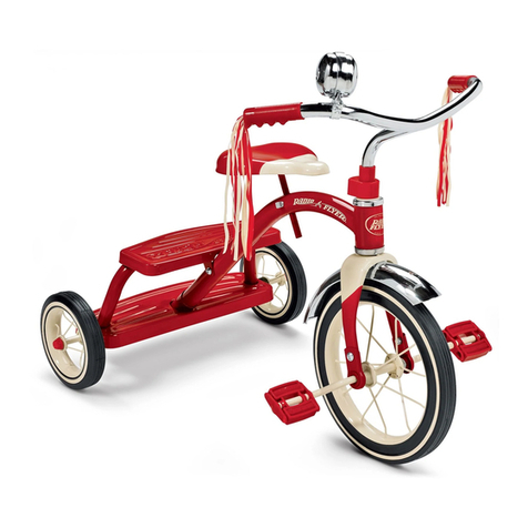 Radio Flyer Classic Red Dual Deck Tricycle manual