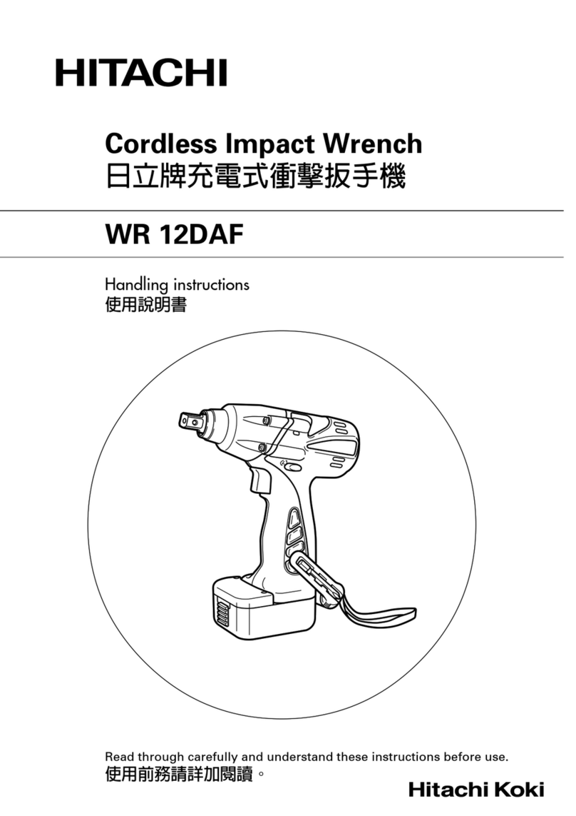 Hitachi WR 12DAF User manual Hitachi WR 12DAF User manual