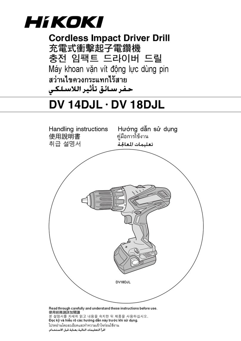 HIKOKI DV 14DJL User manual