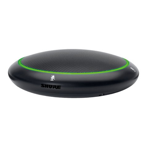Shure Advance MXA310 User manual
