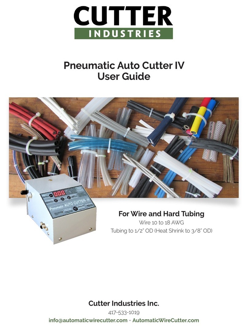 Cutter Industries Pneumatic Auto Cutter IV user guide