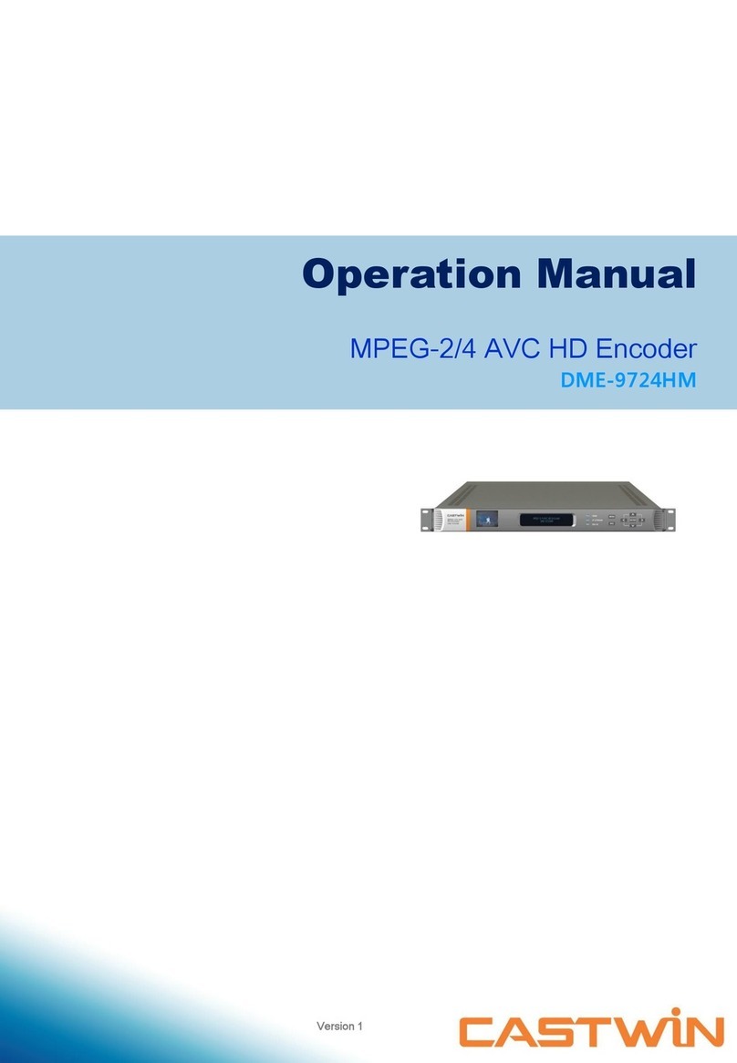Castwin DME-9724HM Operation manual
