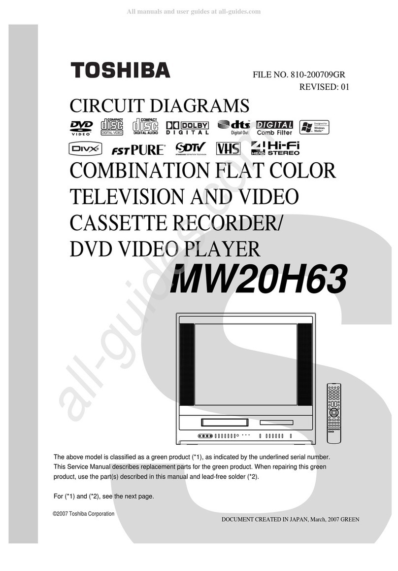 Toshiba MW20H63 Circuit diagrams