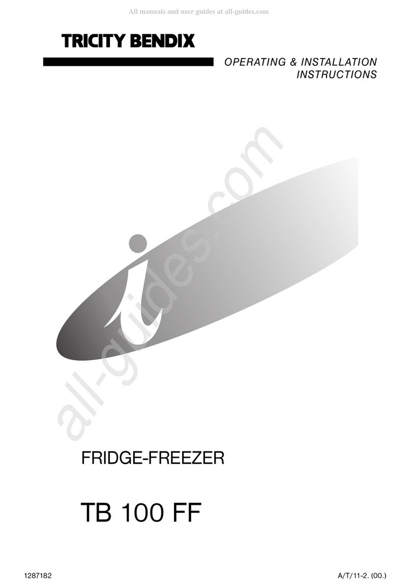 Tricity Bendix TB 100 FF Manual