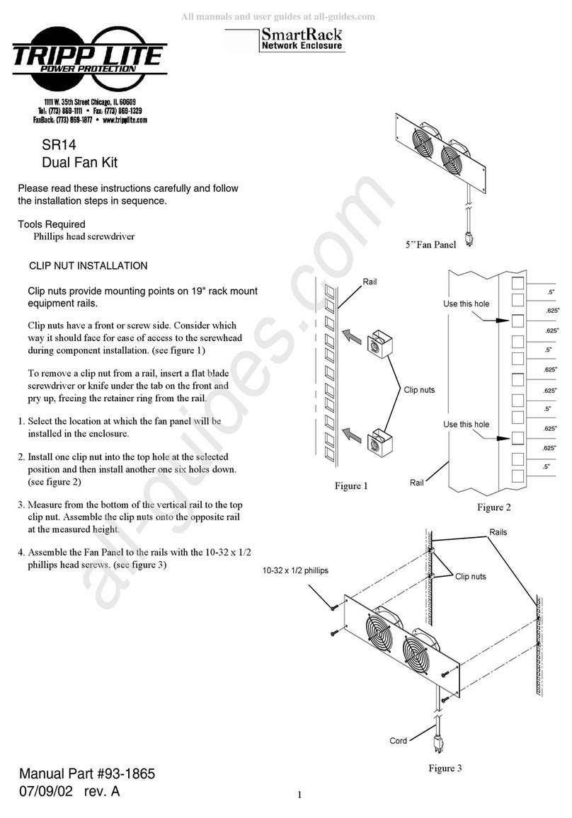 Tripp Lite SmartRack SR14 User manual