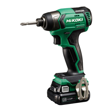 HIKOKI WH 12DD Handling instructions