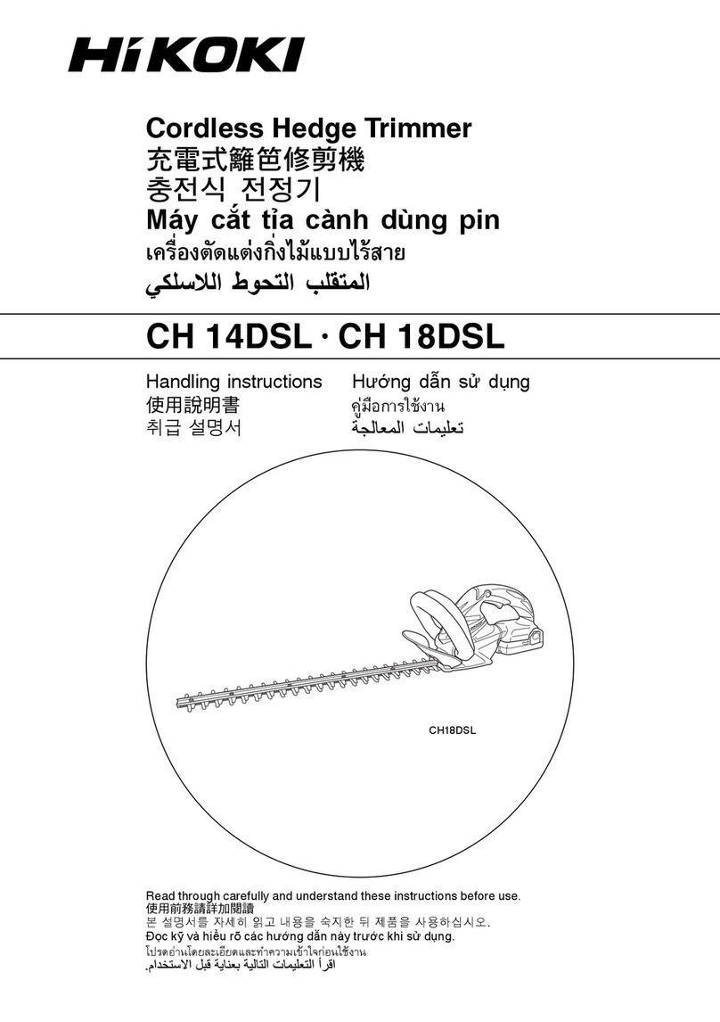 HIKOKI CH 14DSL User manual HIKOKI CH 14DSL User manual