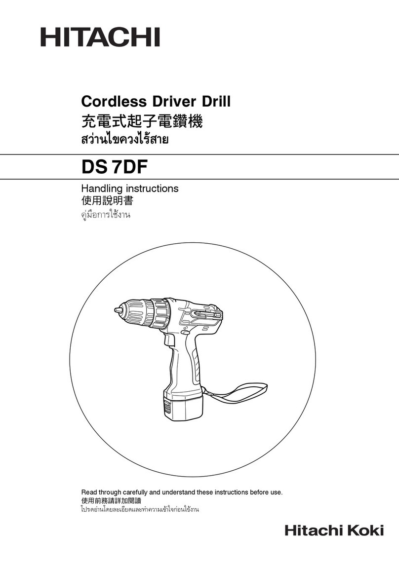 Hitachi DS 7DF Handling instructions