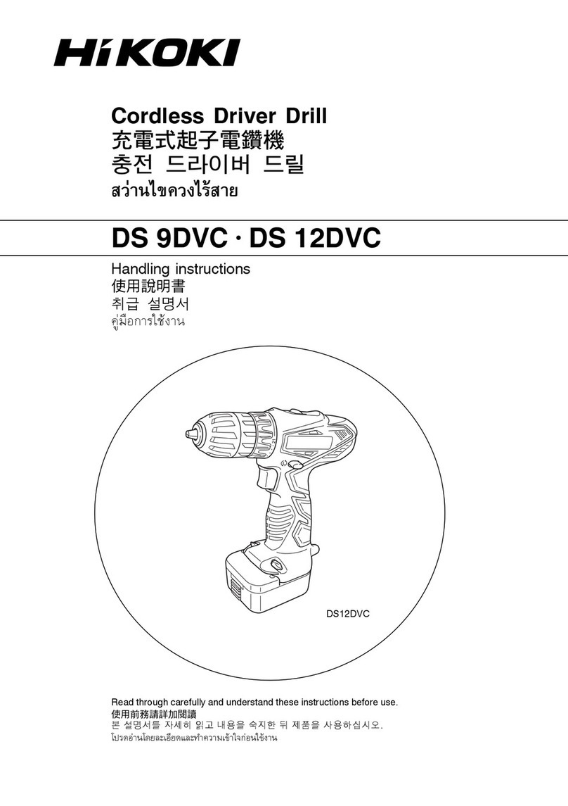 HIKOKI DS 9DVC Handling instructions