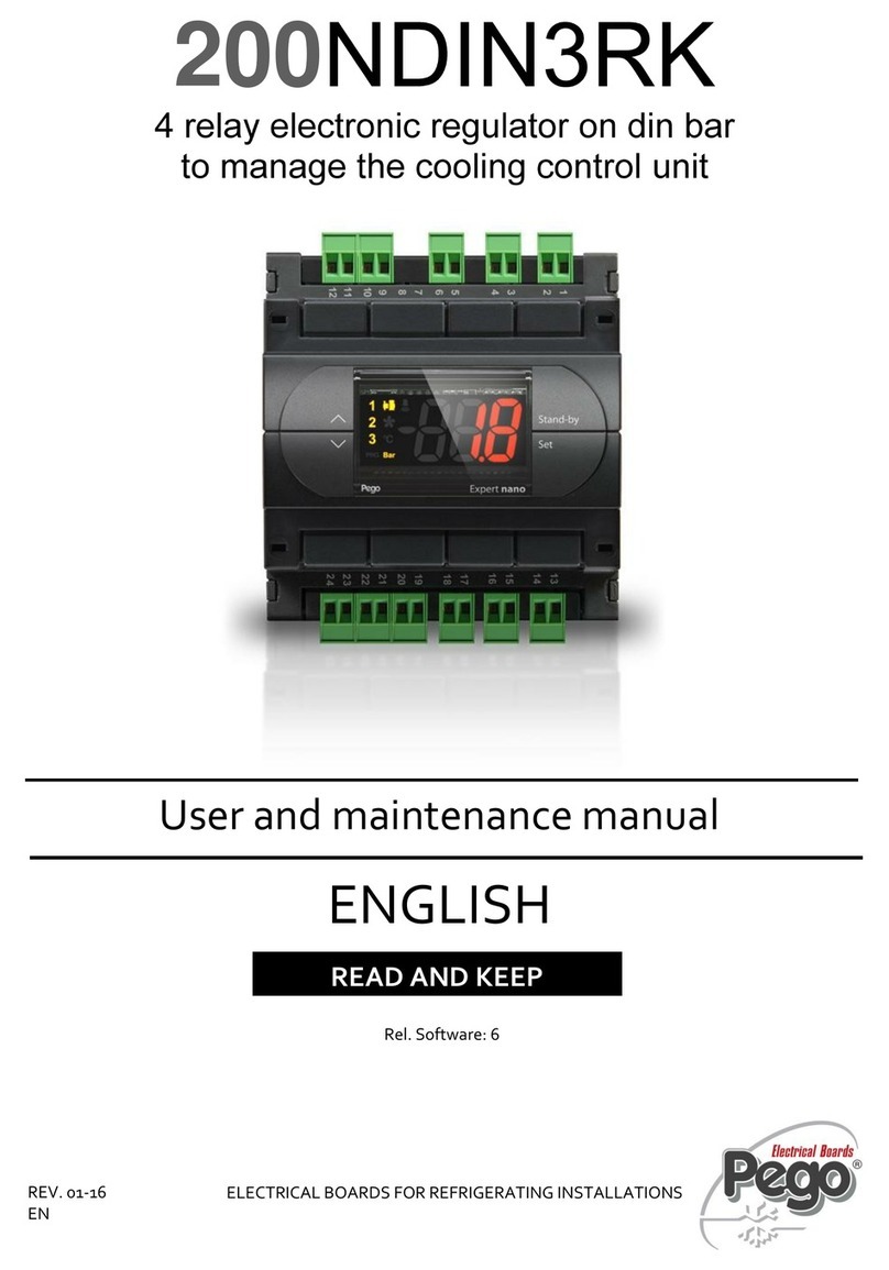 Pego 200NDIN3RK User and maintenance manual