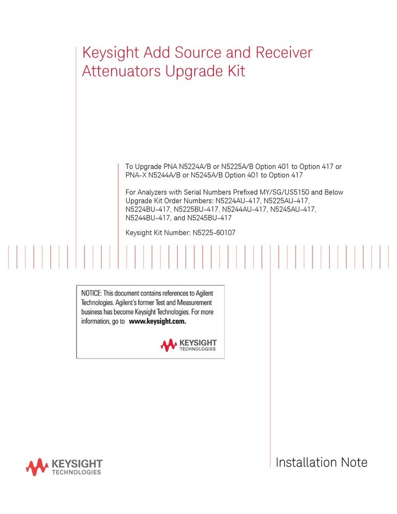 Keysight N5225-60107 manual