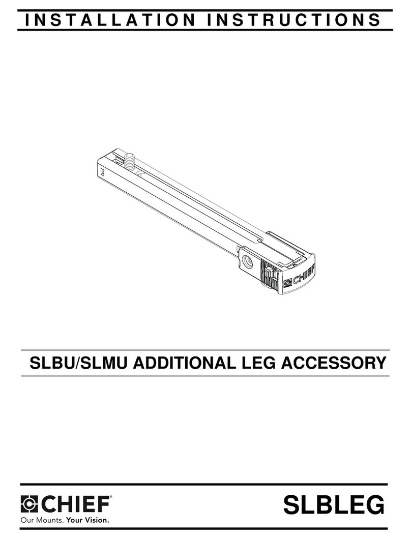 CHIEF SLBU installation instructions