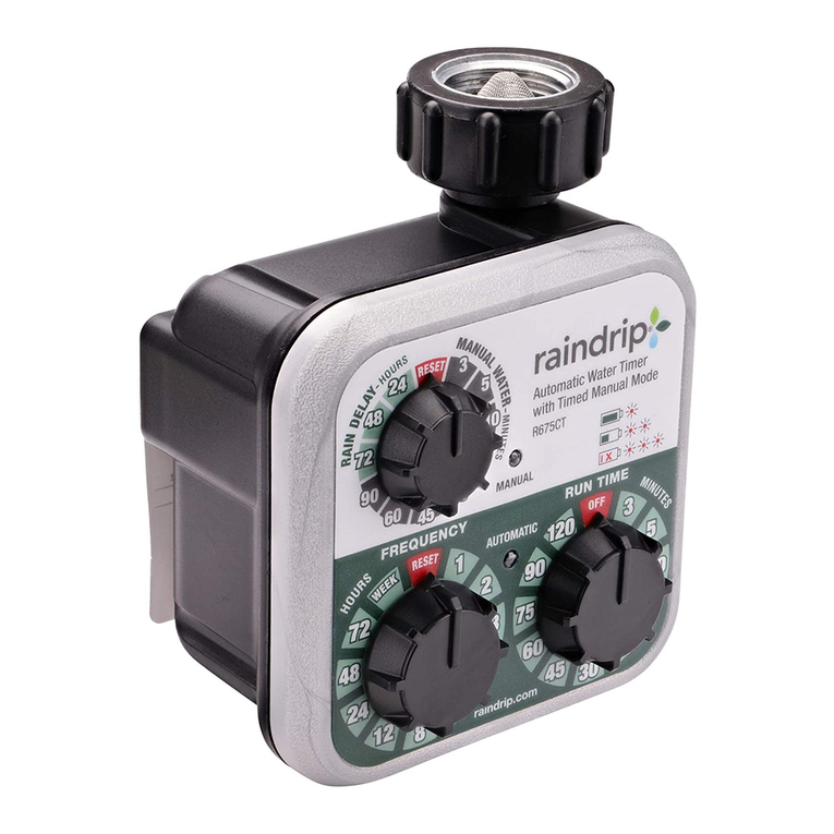 Raindrip R675CT Installation & programming