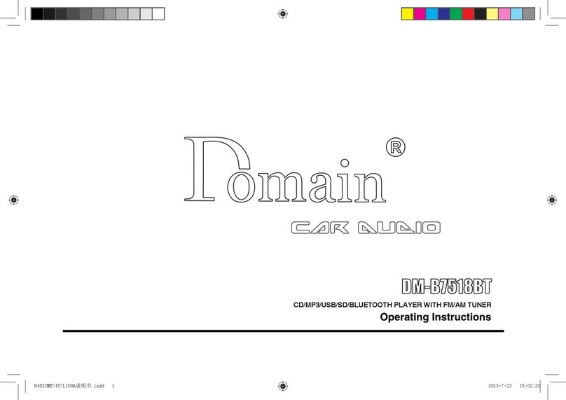 Domain DM-B7518BT User manual