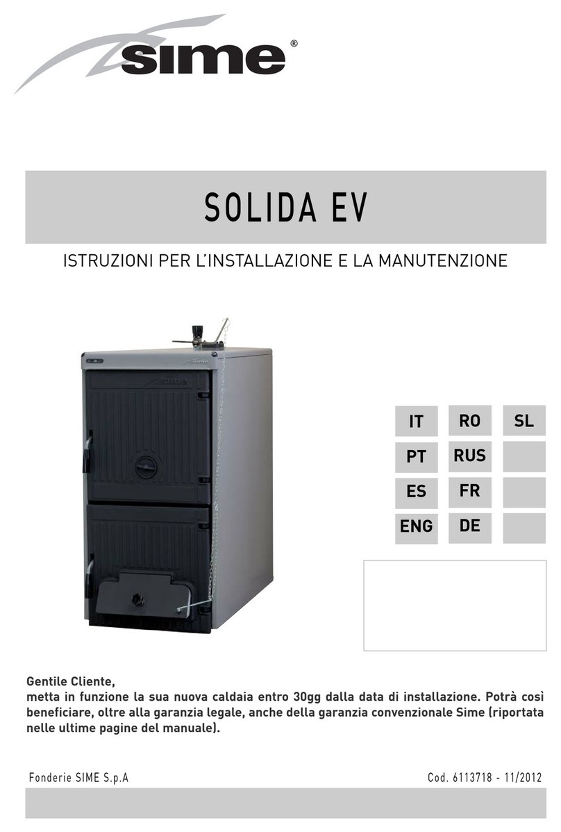 Sime SOLIDA EV Series Instruction for installation and maintenance