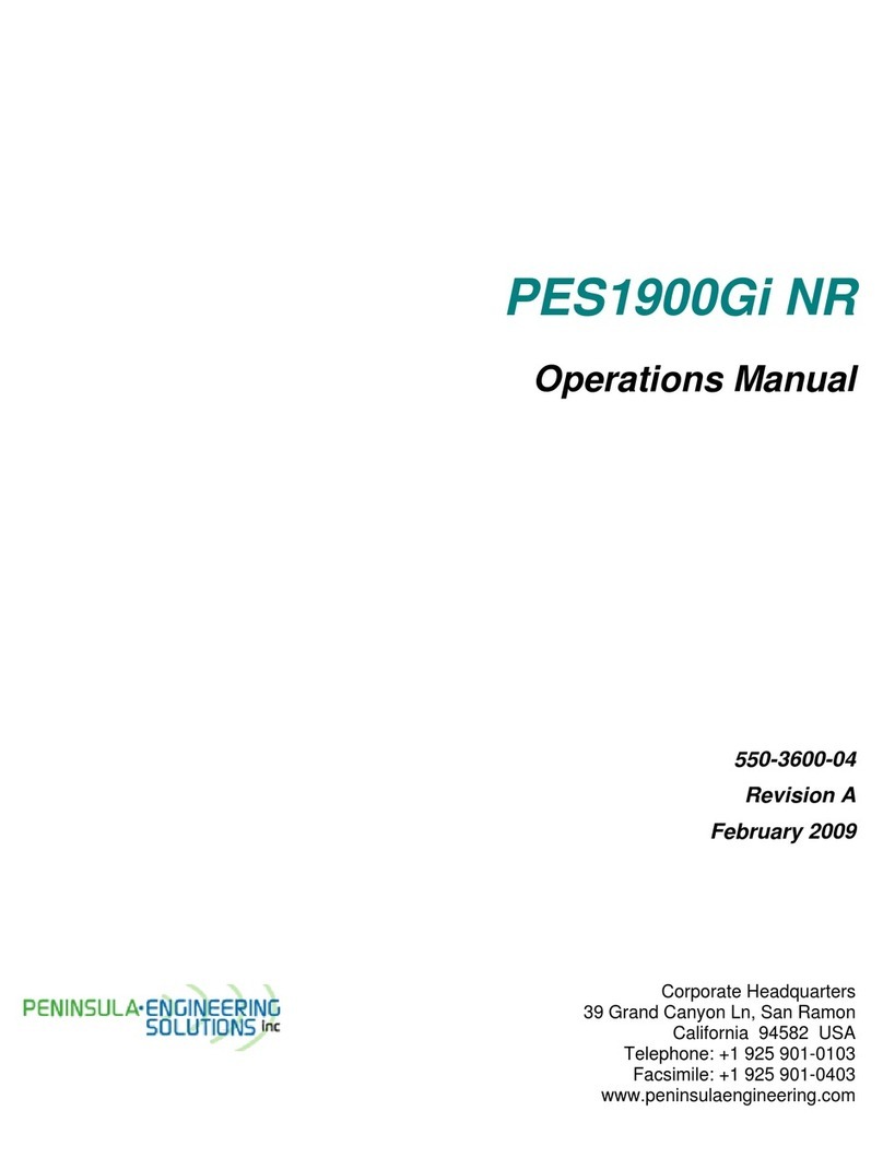 Peninsula Engineering Solutions PES1900Gi NR User manual