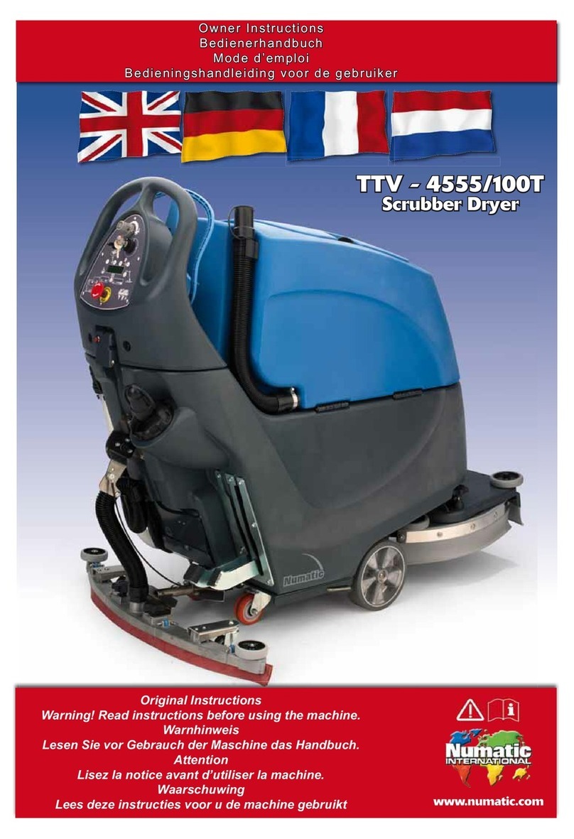 Numatic TTV - 4555/100T User manual