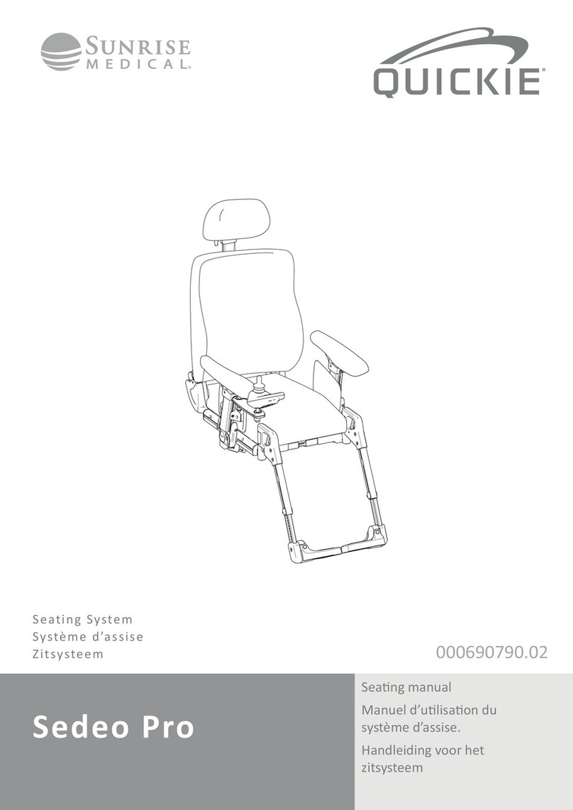Sunrise Medical QUICKIE Sedeo Pro Instruction Manual Sunrise Medical QUICKIE Sedeo Pro Instruction Manual
