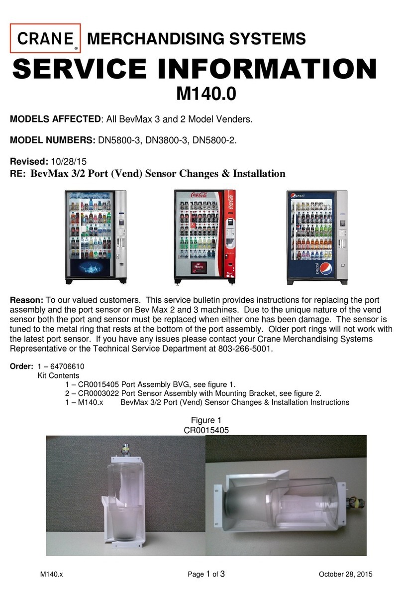 Crane BevMax 3 Service information