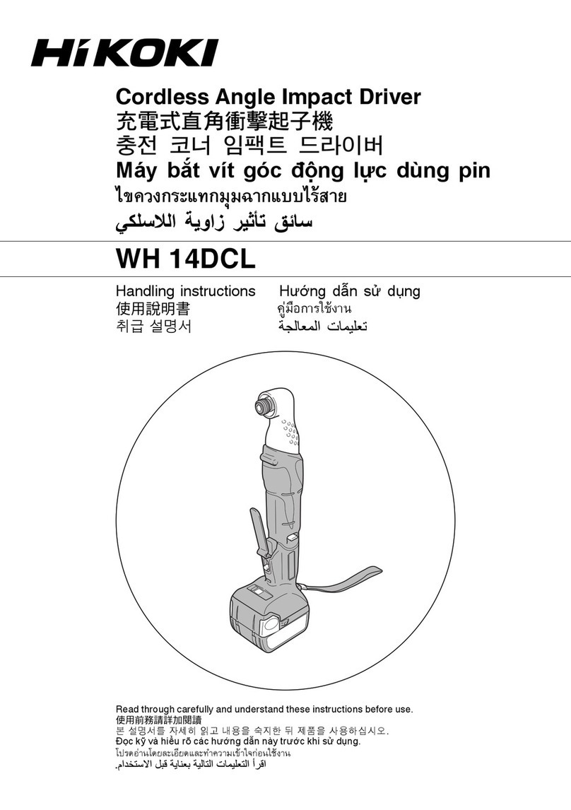 HIKOKI WH 14DCL User manual