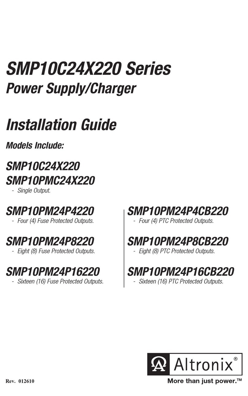 Altronix SMP10C24X220 Series installation guide