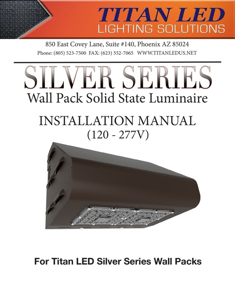 Titan LED Silver Series installation manual