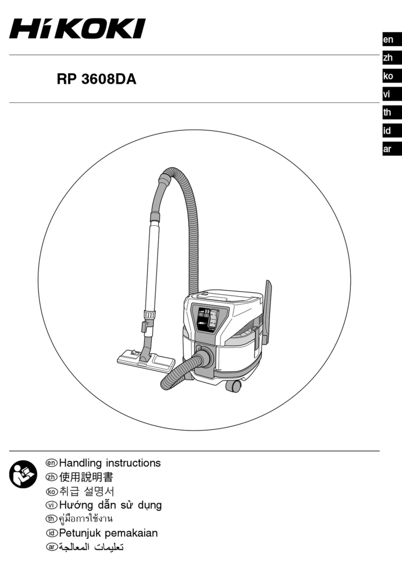 HIKOKI RP 3608DA User manual