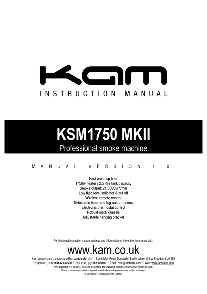 KAM KSM1750 MKII User manual