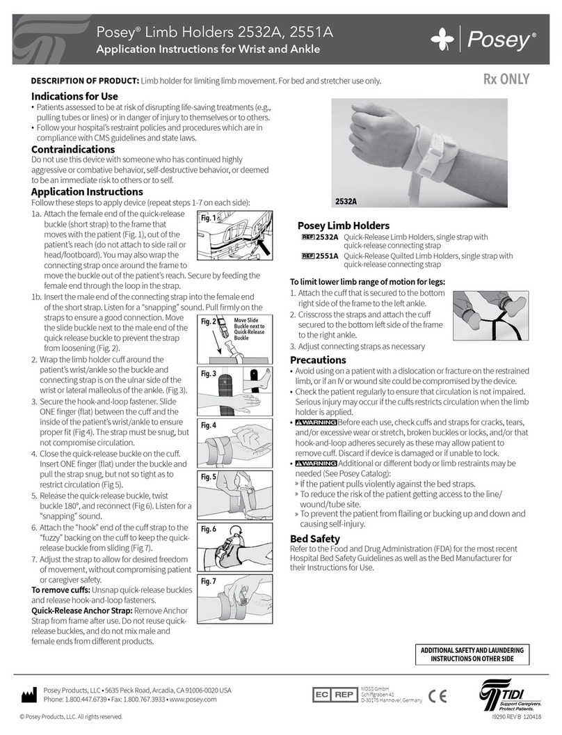 Posey 2532A Application Instructions