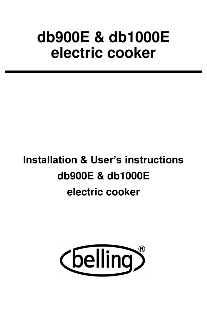 Belling db900E Assembly Instructions