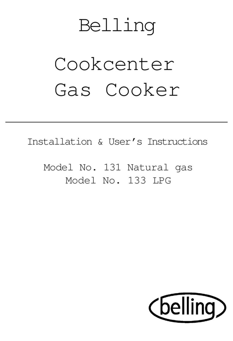 Belling Cookcenter Series Assembly Instructions Belling Cookcenter Series Assembly Instructions