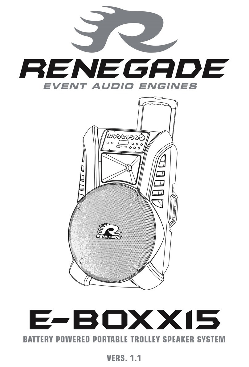 Renegade E-BOXX15 owner's manual