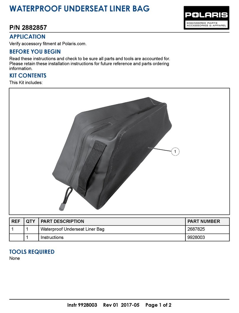 Polaris 2882857 User manual Polaris 2882857 User manual